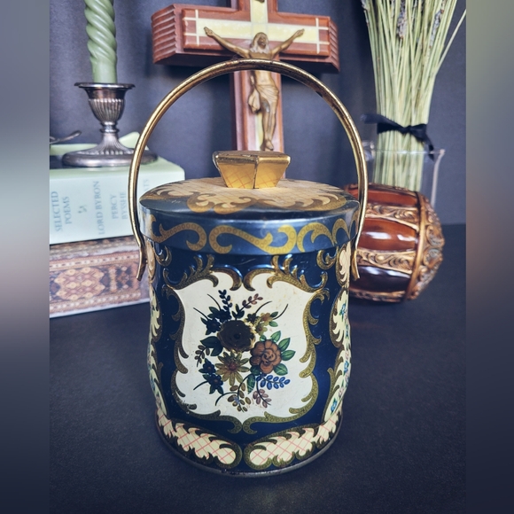 Vintage Floral Moody Canister - Picture 1 of 4